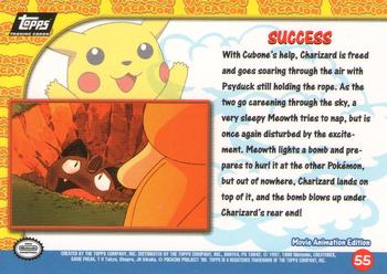 1999 Topps Pokemon the First Movie #55 Success Back