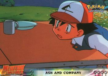 1999 Topps Pokemon the First Movie #9 Ash and Company Front