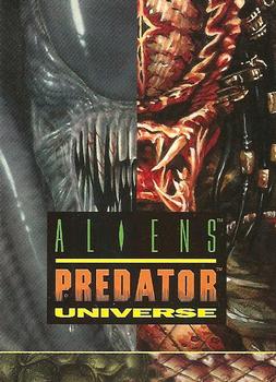 1995 Topps Aliens Predator Universe #1 Title Card Front