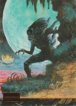 1995 Topps Aliens Predator Universe #18 Arthur Suydam Front
