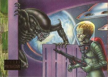 1995 Topps Aliens Predator Universe #51 Zina Saunders Front