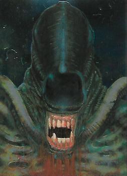 1995 Topps Aliens Predator Universe - Finest Chromium #C3 Arthur Suydam Front