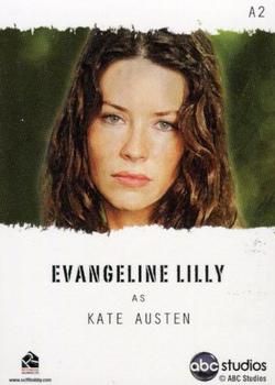2010 Rittenhouse Lost Seasons 1 thru 5 - Lost Stars ArtiFex #A2 Evangeline Lilly Back