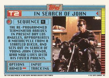 1991 Topps Terminator 2: Judgment Day #9 In Search of John Back