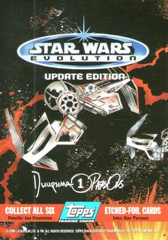 2006 Topps Star Wars: Evolution Update Edition - Etched Foil #1 Anakin Skywalker Back