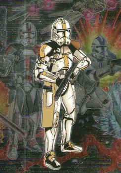 2006 Topps Star Wars: Evolution Update Edition - Etched Foil #6 Clone Troopers Front