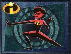 2004 Panini The Incredibles Stickers - Embossed Foil Stickers #K (no text) Front