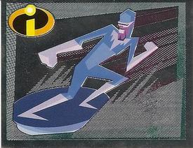2004 Panini The Incredibles Stickers - Embossed Foil Stickers #H (no text) Front