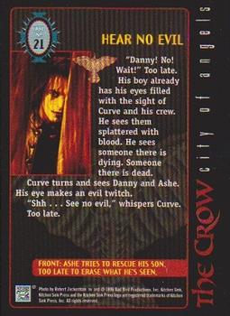 1996 Kitchen Sink Press The Crow: City of Angels #21 Hear No Evil Back