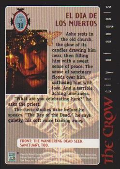 1996 Kitchen Sink Press The Crow: City of Angels #31 El Dia de los Muertos Back
