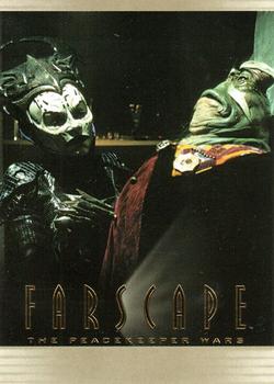 2004 Rittenhouse Farscape Through the Wormhole - Farscape: Peacekeeper Wars #PW7 The crew abandons ship, with D'Argo and Chiana Front