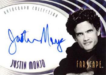 2004 Rittenhouse Farscape Through the Wormhole - Autographs #A36 Justin Monjo Front