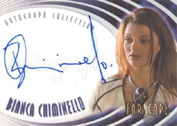 2004 Rittenhouse Farscape Through the Wormhole - Autographs #A39 Bianca Chiminello Front