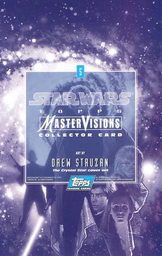 1995 Topps MasterVisions Star Wars #5 Art By Drew Struzan Back