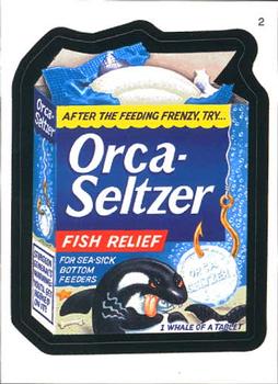 2006 Topps Wacky Packages All-New Series 4 #2 Orca Seltzer Front