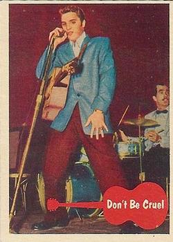 1956 Topps Elvis Presley (Bubbles, R710-1) #11 Don't Be Cruel Front