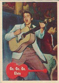 1956 Topps Elvis Presley (Bubbles, R710-1) #1 Go, Go, Go, Elvis Front