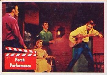 1956 Topps Elvis Presley (Bubbles, R710-1) #52 Porch Performance Front