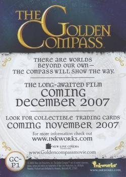 2007 Inkworks The Golden Compass - Promos #GC-P1 Lyra Riding Iorek Back