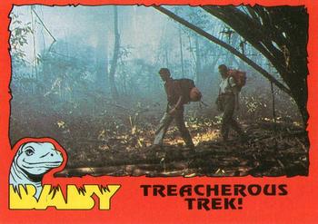 1985 Topps Baby #10 Treacherous Trek! Front