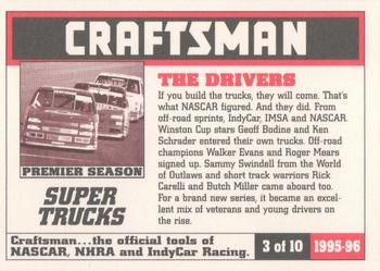 1995-96 Craftsman - NASCAR Super Trucks #3 The Drivers Back