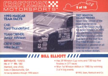 1993 Craftsman - Craftsman Motorsports #2 Bill Elliott Back