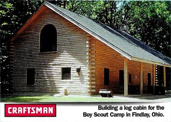1999-00 Craftsman - Making America Strong #3 Building a Log Cabin Front