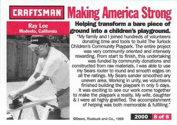1999-00 Craftsman - Making America Strong #8 Helping Transform Back