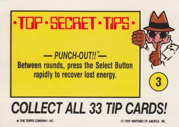 1989 Topps Nintendo #3 Soda Popinski Back