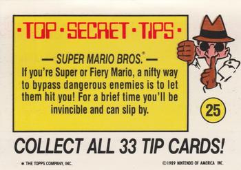 1989 Topps Nintendo #25 Splat! Back