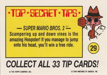 1989 Topps Nintendo #29 Williams Back