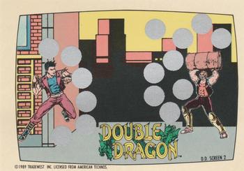 1989 Topps Nintendo - Double Dragon Scratch-Offs #2 D.D. Screen 2 Front