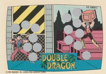 1989 Topps Nintendo - Double Dragon Scratch-Offs #3 D.D. Screen 3 Front