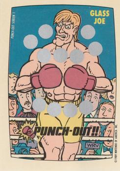 1989 Topps Nintendo - Punch-Out!! Scratch-Offs #1 Punch-Out Screen 1 (Glass Joe) Front