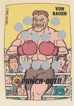 1989 Topps Nintendo - Punch-Out!! Scratch-Offs #2 Punch-Out Screen 2 (Von Kaiser) Front