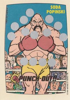 1989 Topps Nintendo - Punch-Out!! Scratch-Offs #8 Punch-Out Screen 8 (Soda Popinski) Front