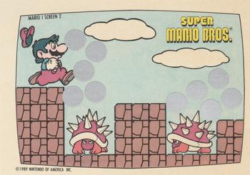 1989 Topps Nintendo - Super Mario Bros. Scratch-Offs #2 Mario I Screen 2 Front