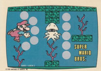 1989 Topps Nintendo - Super Mario Bros. Scratch-Offs #3 Mario I Screen 3 Front