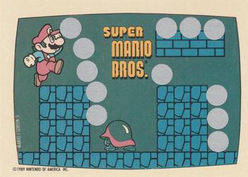 1989 Topps Nintendo - Super Mario Bros. Scratch-Offs #5 Mario I Screen 5 Front