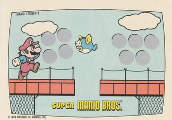 1989 Topps Nintendo - Super Mario Bros. Scratch-Offs #8 Mario I Screen 8 Front