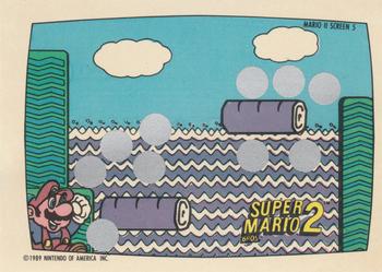 1989 Topps Nintendo - Super Mario Bros. 2 Scratch-Offs #5 Mario II Screen 5 Front