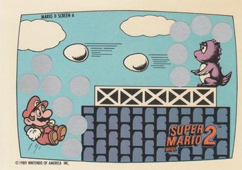 1989 Topps Nintendo - Super Mario Bros. 2 Scratch-Offs #6 Mario II Screen 6 Front