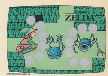 1989 Topps Nintendo - The Legend of Zelda Scratch-Offs #1 Zelda Screen 1 Front