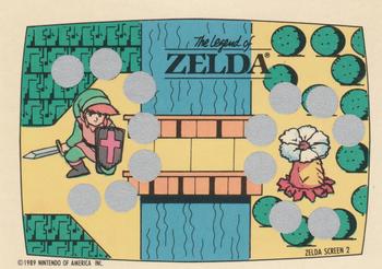 1989 Topps Nintendo - The Legend of Zelda Scratch-Offs #2 Zelda Screen 2 Front