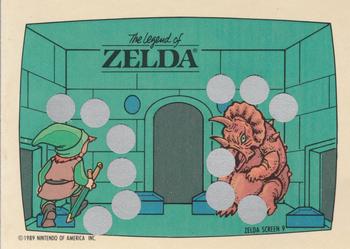 1989 Topps Nintendo - The Legend of Zelda Scratch-Offs #9 Zelda Screen 9 Front
