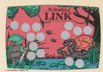 1989 Topps Nintendo - Zelda II: The Adventure of Link Scratch-Offs #1 Link Screen 1 Front