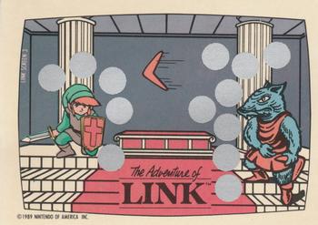 1989 Topps Nintendo - Zelda II: The Adventure of Link Scratch-Offs #3 Link Screen 3 Front
