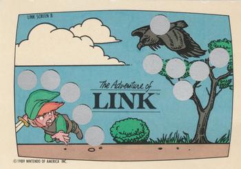 1989 Topps Nintendo - Zelda II: The Adventure of Link Scratch-Offs #8 Link Screen 8 Front
