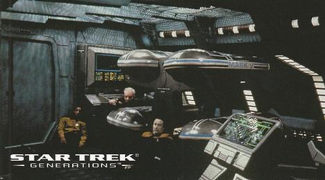 1994 SkyBox Star Trek Generations Cinema Collection #27 Two Minutes Left Front