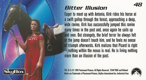 1994 SkyBox Star Trek Generations Cinema Collection #48 Bitter Illusion Back